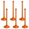 Mr. Chain Safety Orange Light Duty Stowable Stanchion, 6PK 93512-6 - alternate 1